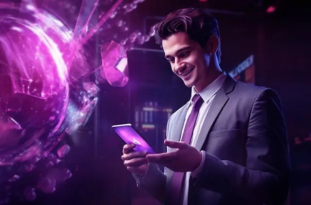 Bangladesh adult reviewing live casino-style cards on a mobile screen